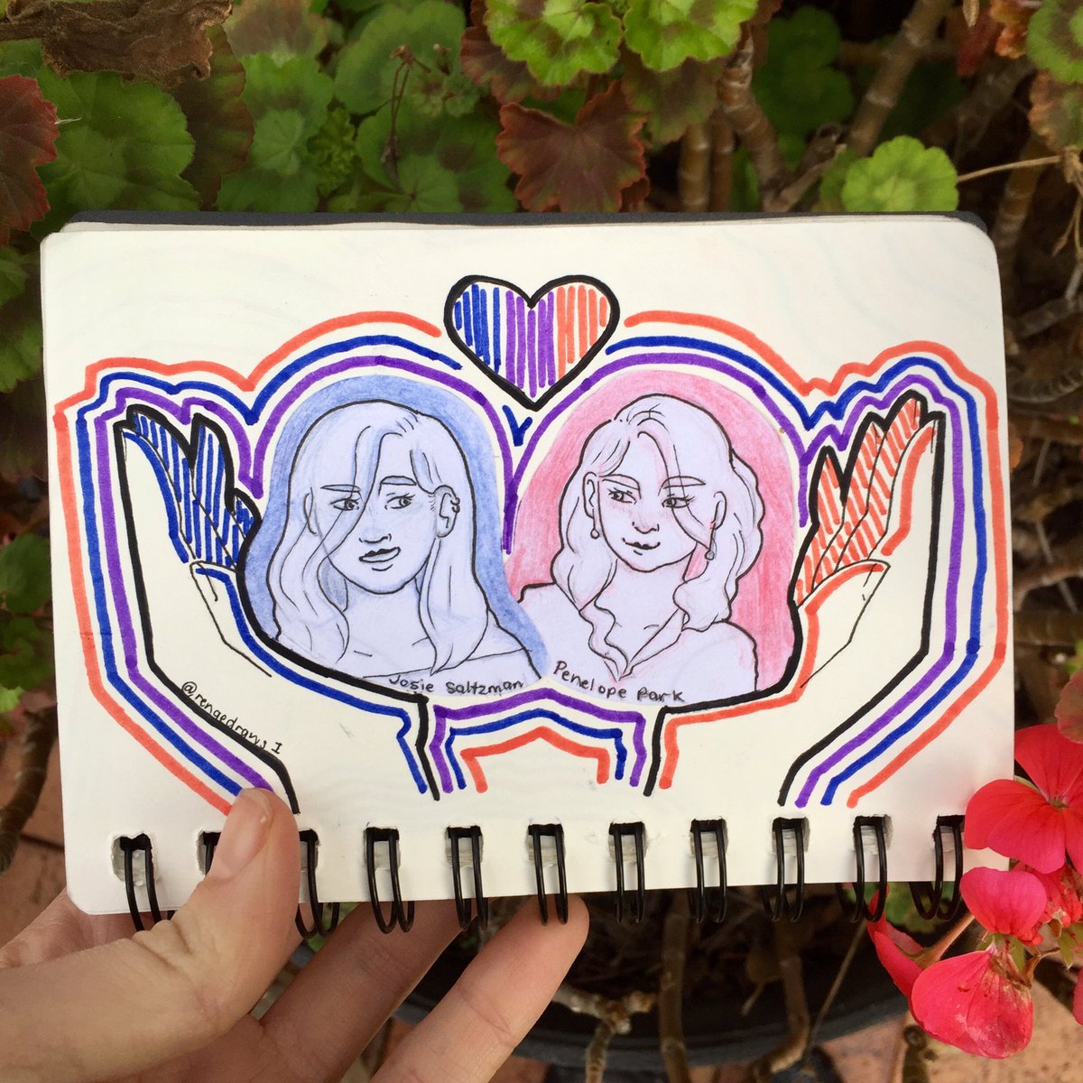 renaedraws1's tweet photo. obnoxious, selfish, evil hearts @LuluAntariksa @BryantmKaylee #posie #Legacies https://t.co/yfnCvzF6E6