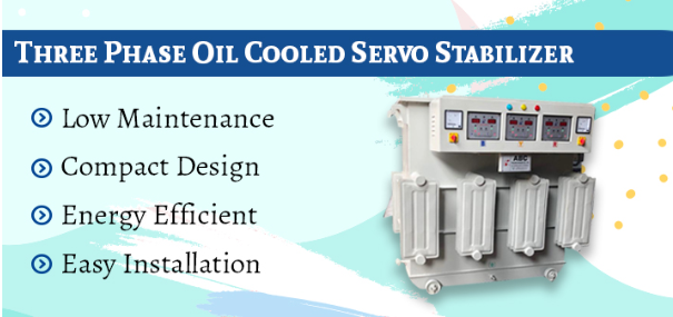 abctransformers's tweet photo. All About Three Phase Oil Cooled Servo Stabilizers
For lower voltage requirements single phase servo stabilizers function well, however for medium to large capacity loads, one should invest in three-phase servo stabilizers. Read More https://t.co/5DfPoxUzVq https://t.co/Ws7LarLVih