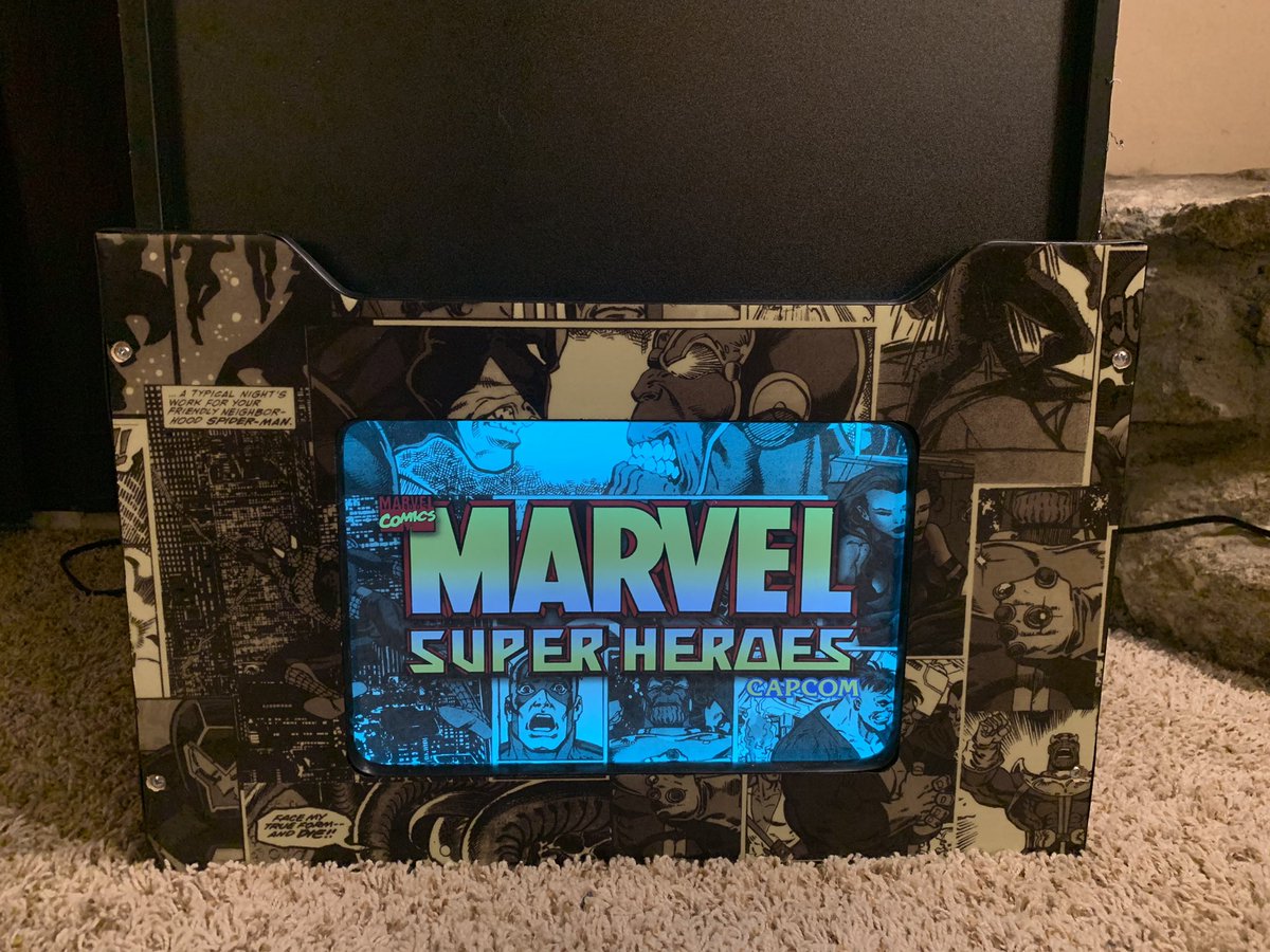 ArcadesTulsa's tweet photo. We got a new product that will be up on the website for pre order. Lit marquee riser replacement Arcade1up  panels https://t.co/sSJ7lZc9rD  #arcade1up #arcade #retropie #tulsa #tulsaarcades #RaspberryPi #RETROGAMING #arcade1upenthusiast https://t.co/iliTLOLuFJ