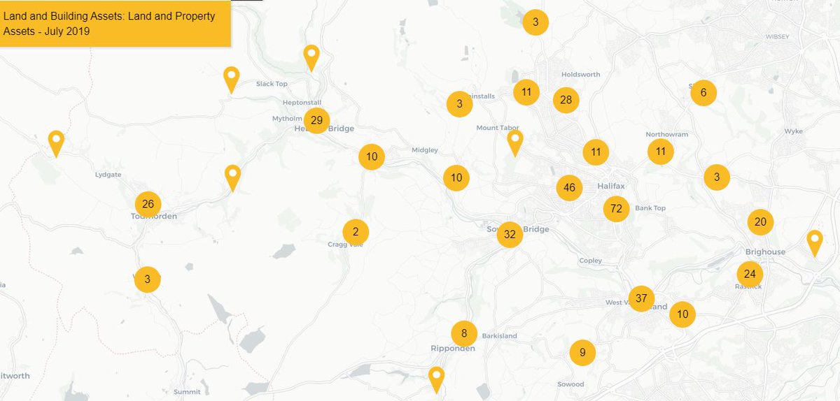 CalderdaleData's tweet image. Calderdale Council own or lease many land and building assets, including schools, land, toilets, car parks, libraries and recreation grounds. We&apos;ve updated our list at ow.ly/kGKW30pbHGM #Calderdale #TransparencyCode #Opendata #ODILeedsDataMapper #LandAndBuildingsAssets