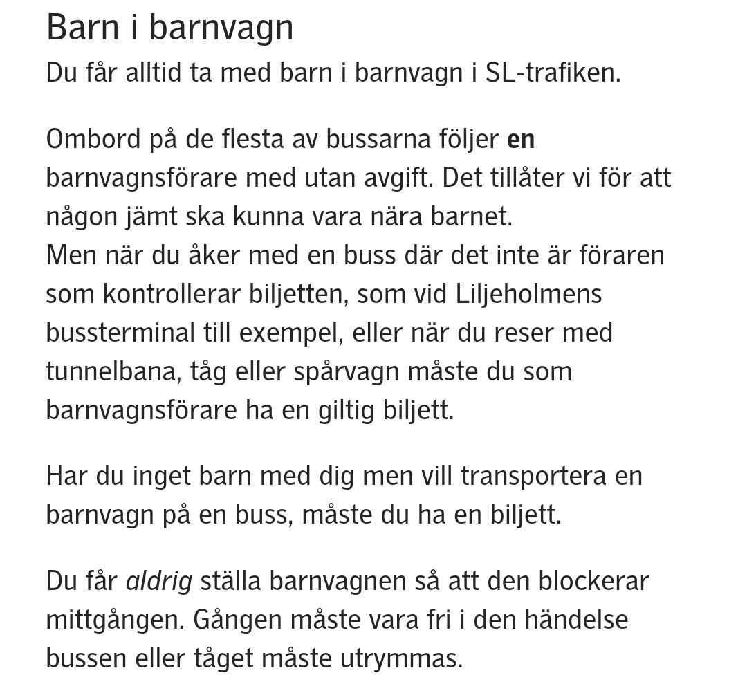 Sl Biljett Barn Resor Till Och Fran Gymnasieskolan 2019 12 05