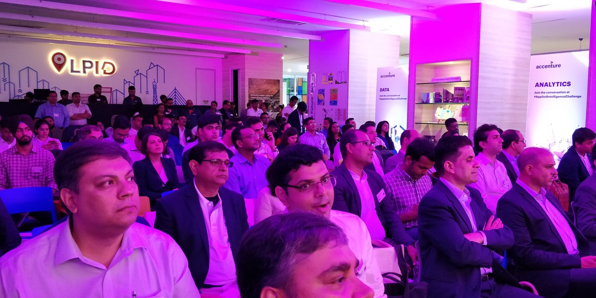 We are kick-starting the Accenture Ventures Applied Intelligence Challenge Grand Finale with a full house! @accentureindia  #AppliedIntelligenceChallenge