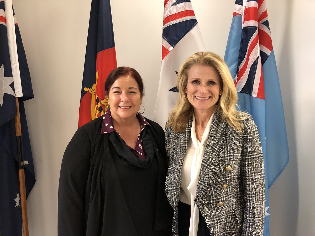 It was great to meet <a href="/AmChamAU/">AmCham Australia</a> CEO, April Palmerlee, to discuss the importance of the US/Australian alliance and the role Australian small businesses can play in the US defence industry