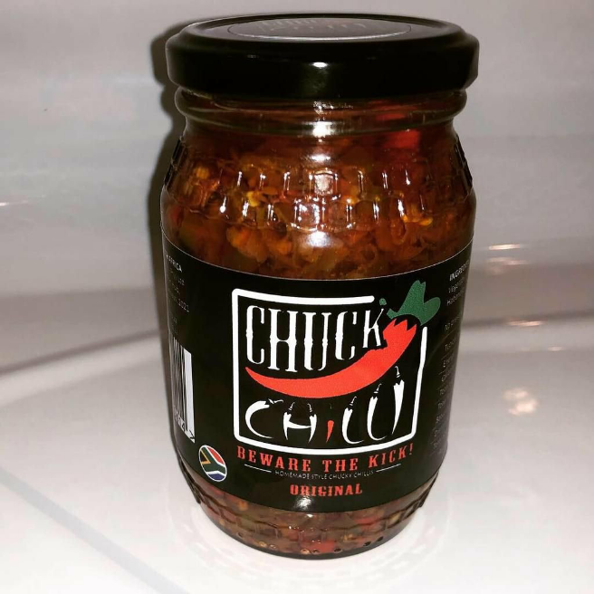 brownsense's tweet photo. The tastiest homemade chillies in Mzansi. Made from fresh chillies with a secret recipe.
The best complement to any meal comes from @chuckchilli on 28 July 2019 from 11am to 5pm at @BrownSense Market.
#CirculateTheRand #GrowSouthAfrica https://t.co/qAWInPlQyi