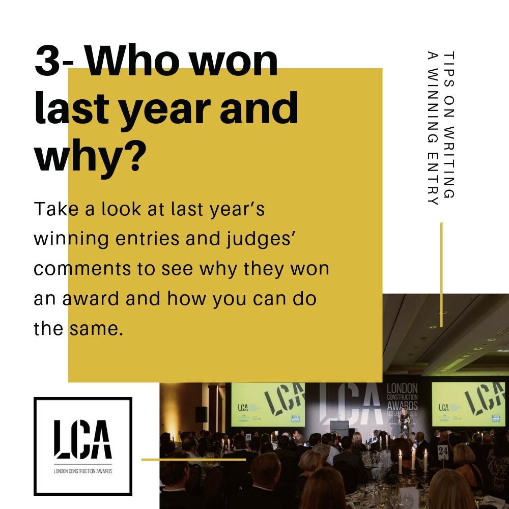 LondonBuildExpo's tweet photo. Writing an award winning entry - Tip #3

It’s not too late to enter! Check out the categories and submit your entries at https://t.co/1BXAs7ACV2. Deadline -  August 16th at 5pm.

#LondonConstructionAwards #LondonBuild #construction #awards #designawards #architecture https://t.co/x6JW7jX1Y7