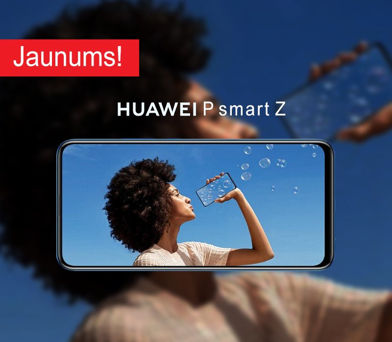 JAUNUMS - Huawei P Smart Z! 🤩
🎉Pirmais telefons bez apmalēm!
🎉Aprīkots ar automātiski izbīdāmo (pop-up) kameru! 
🎉Augstas izšķirtspējas HD displejs!
Pie mums par īpaši izdevīgu cenu! Ienāc un uzzini vairāk 👉bit.ly/2OiOL8q