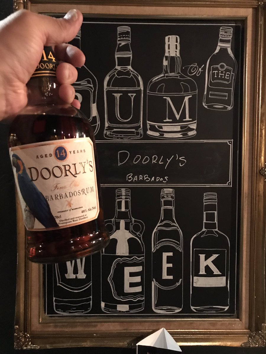 DoorlysUK's tweet photo. Last night @BurlockLondon we rewarded those brave enough to get out of the sunshine with glasses of delicious Rum from @foursquare_rum, Barbados! #AuthenticRum #SingleBlendedRum https://t.co/1em3sgNxPK