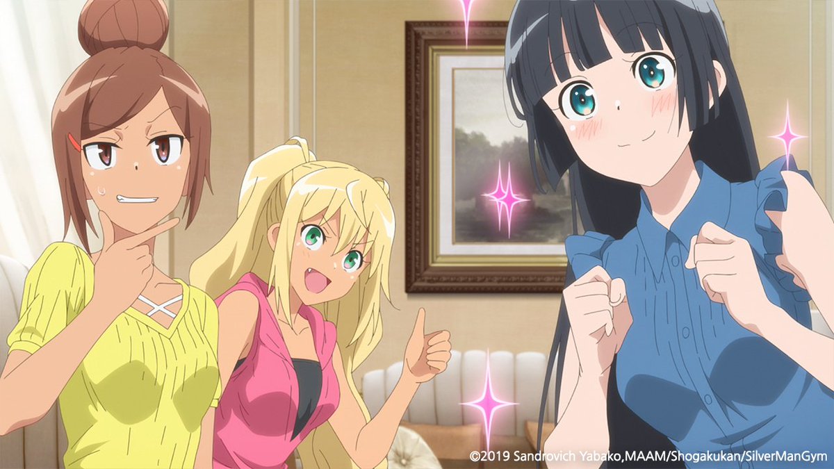 [애니플러스 7/26 00:00 방송 『덤벨 몇 킬로까지 들 수 있어?』 4화 "여름방학에 좋은 일 있었어?"] - 여름 방학이 끝나갈 무렵, 히비키 일행은 바다에...