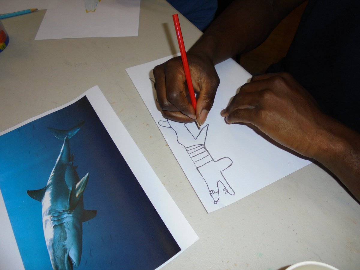 BedeActivities's tweet photo. Undersea Day: works in progress... https://t.co/EkkdCCVsSD
