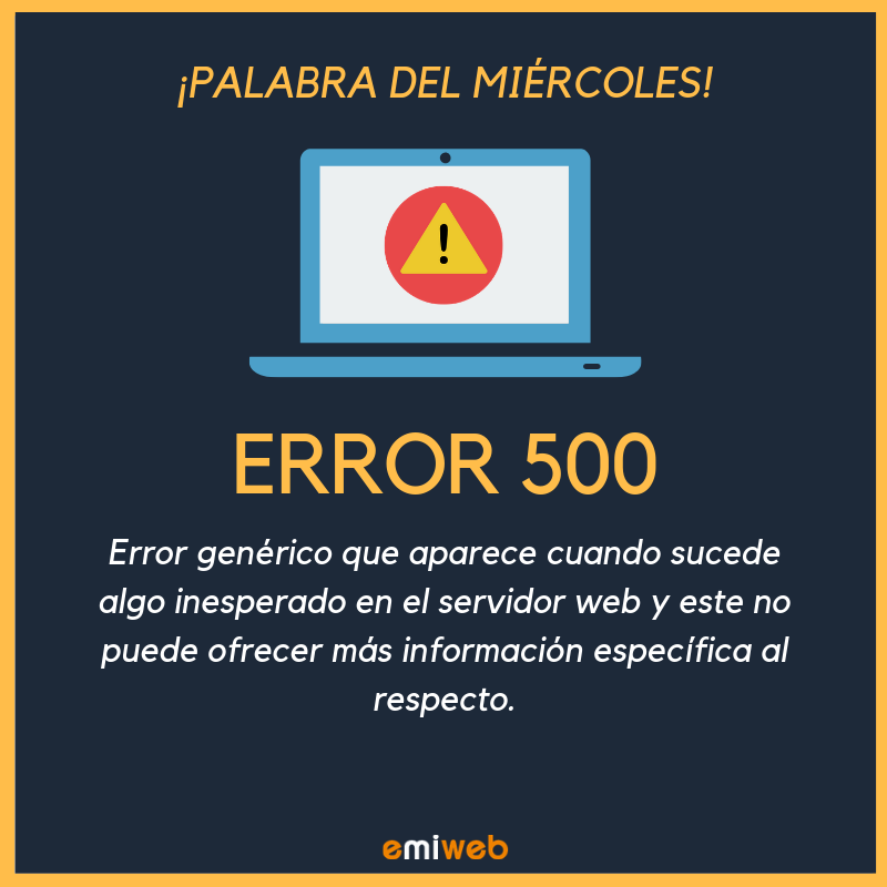 emiweb_es's tweet photo. #PalabradelDía
Oops! Parece que algo ha fallado.
#Error500 https://t.co/cVqDg4YZWk