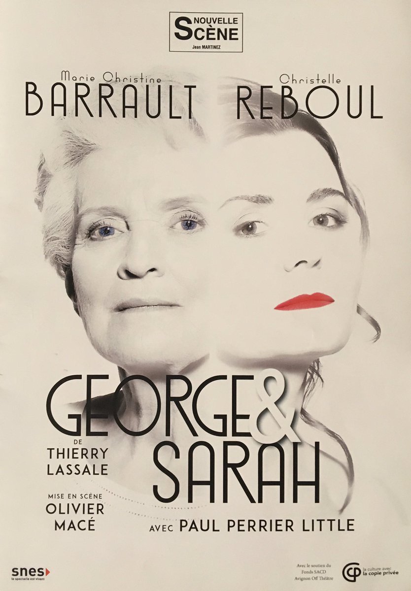 Avec #georgeetsarah de #thierrylassalle nous assistons à la rencontre au sommet entre deux femmes d’avant-garde au caractère bien trempé comme l’ont également  #mariechristinebarrault #christellereboul qui les incarnent magistralement. Beau spectacle mis en scène par #oliviermace