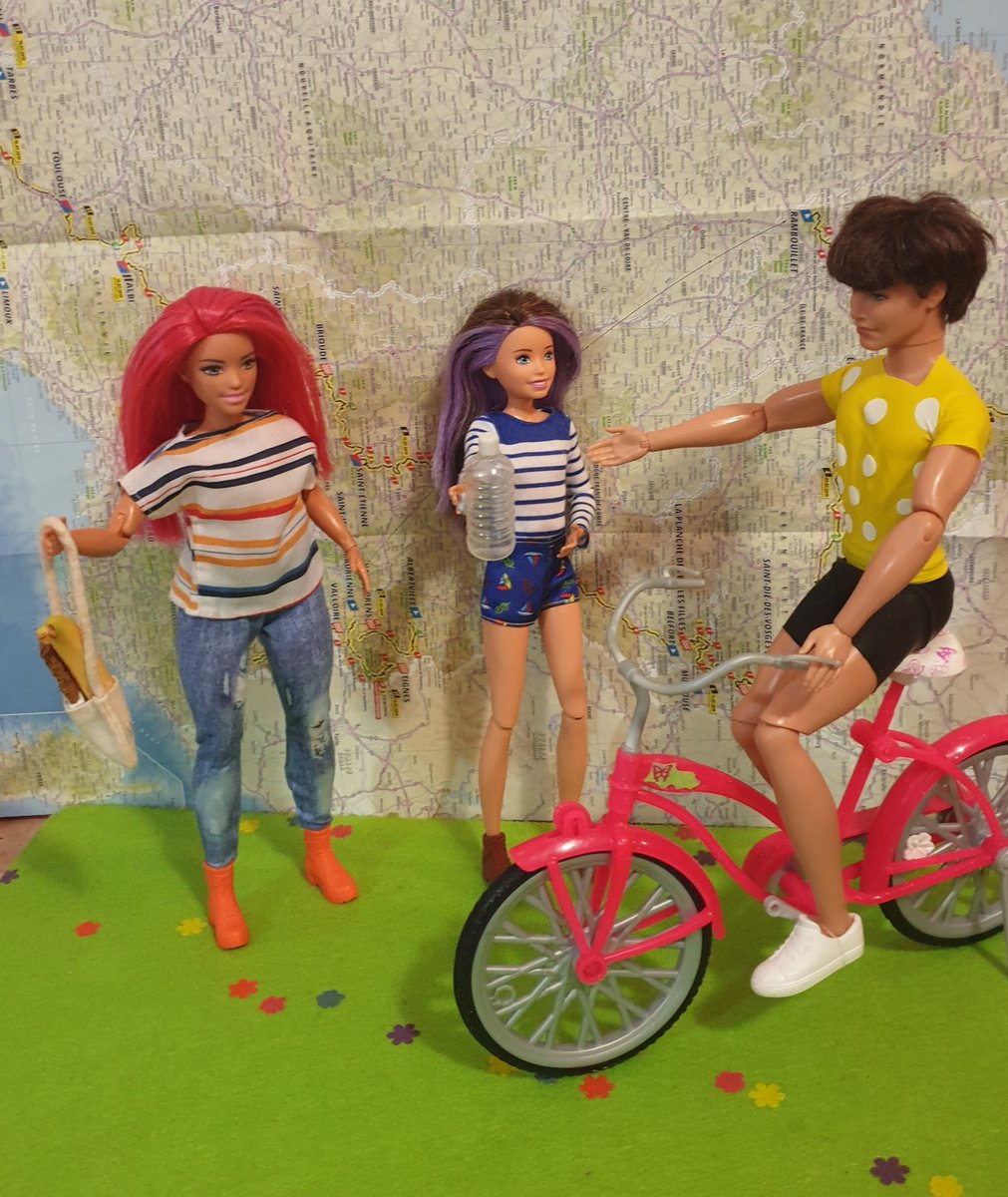 #toursnacks before the last climb #couchpeloton #sbstdf #BarbieTDF2019