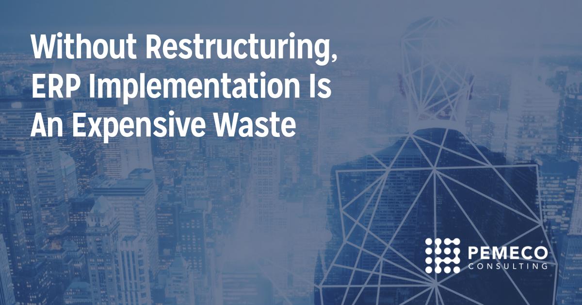 If your organization doesn’t use its ERP project as an opportunity to restructure its business, the project is very likely to get buried in the ERP graveyard, alongside the thousands of other ERP failures.
Read more in this blog post: pemeco.com/without-restru…

#ERPproject #ERP