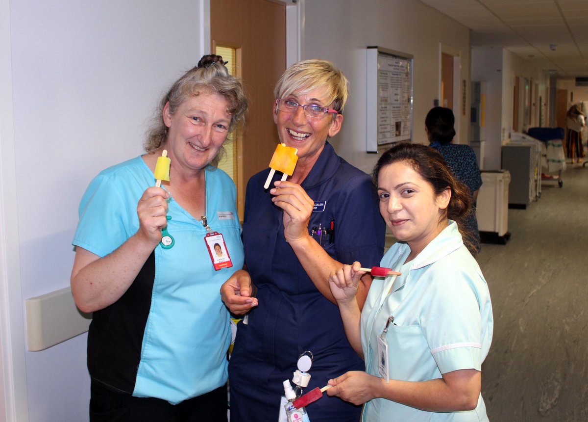 Keeping #ELHT staff and patients hydrated and refreshed during #heatwave2019  Thank you #Estates team