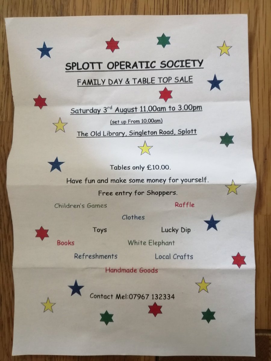 inksplott's tweet image. Looking for things to do this summer in #Splott? There will be a family fun day and table top sale at The Old Library on the 3rd August. Tables available if you have stuff to sell. Details on the flyer.