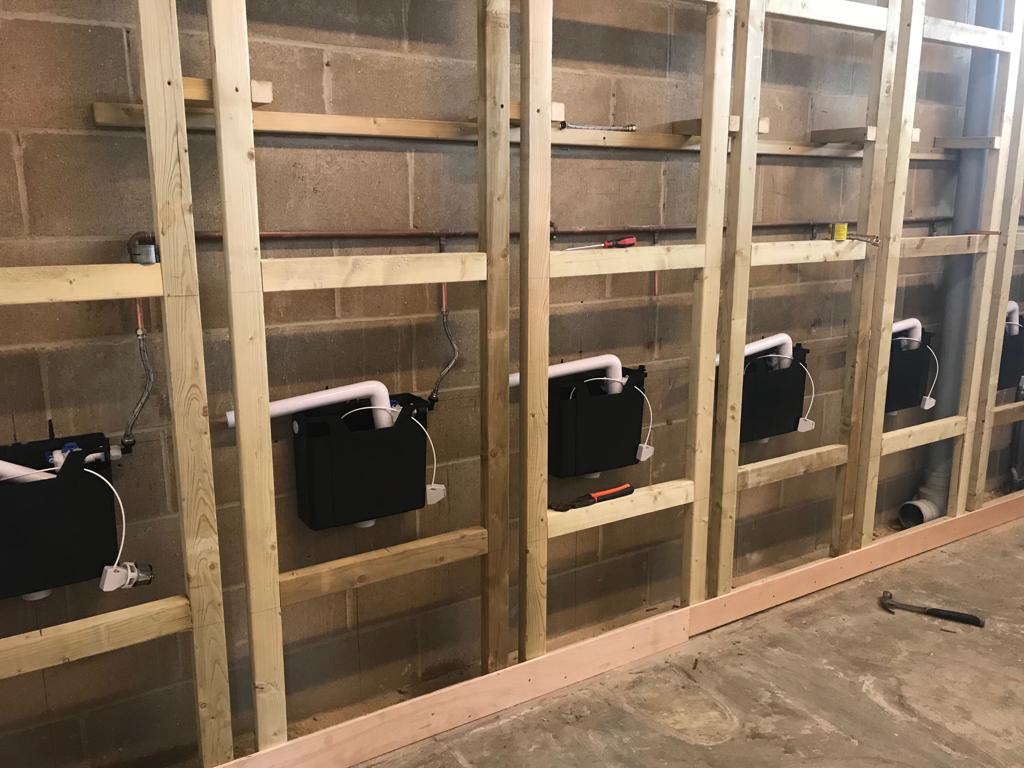 Summer Holidays are Here!
Now the kids have left this School, weve stripped out the toilets, installed new concealed cisterns and timberwork ready for panelling. 
For any commercial or residential projects, why not get in touch
E - info@turners-construction.co.uk
T - 01394 613131