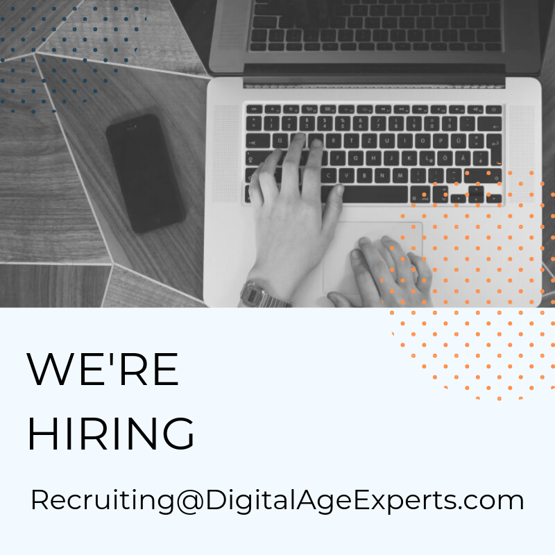 digitalageexp's tweet photo. Our team of experts is growing, and we're actively hiring for several roles! Check out our open positions - we'd love to hear from you. #cloud #tech #werehiring https://t.co/WPx4rtglzB https://t.co/AllQdTY6Qy
