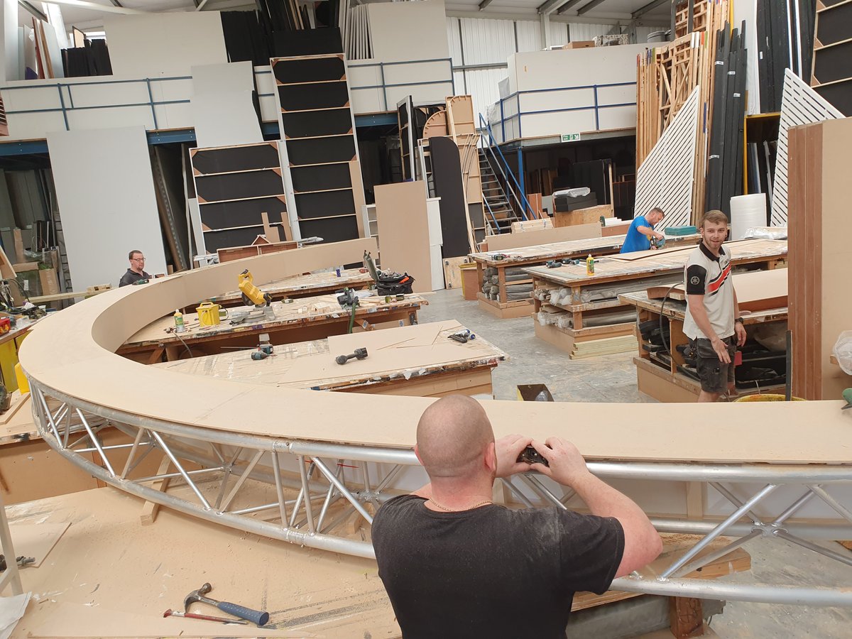 Fantastic to be involved with building the amazing #StageSet for the <a href="/Wimbledon/">Wimbledon</a> Champions Dinner again this year. 
#TBT #Halep #Djokovic #EventProfs #BehindTheScenes