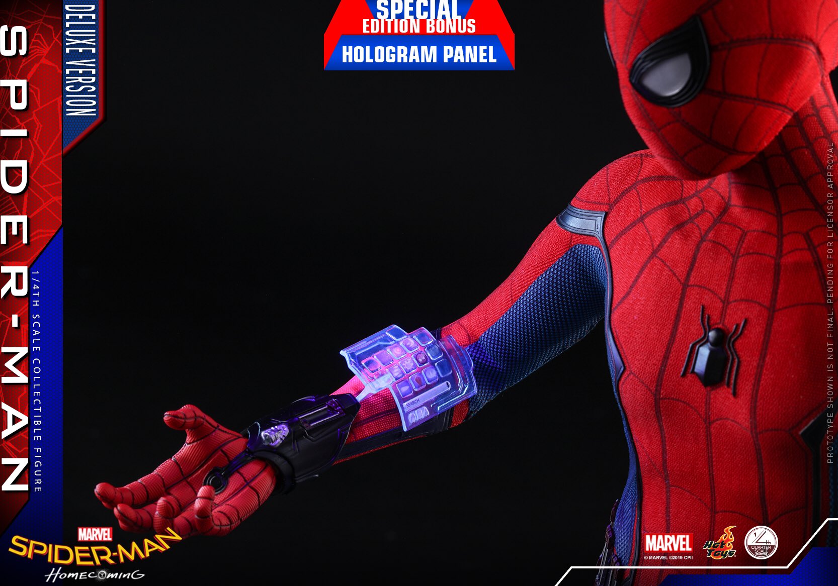 ホットトイズ hot toys 1/4 スパイダーマン ボーナスアクセサリー ホットトイズ 1/4 スパイダーマン デラックス版 限定ボーナス
