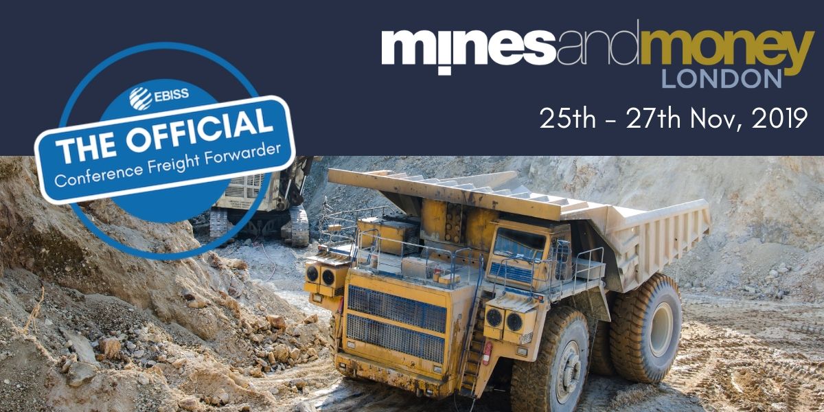 EBISS_UK's tweet photo. It's #Official! We are honoured to be named as the official Freight Forwarder for @MinesAndMoney #London this November. We can arrange ALL your exhibition logistics before & after the event.
#eventprofsuk #conference #conferencelogistics #logistics #eventlogistics https://t.co/YD1fT8W8M3