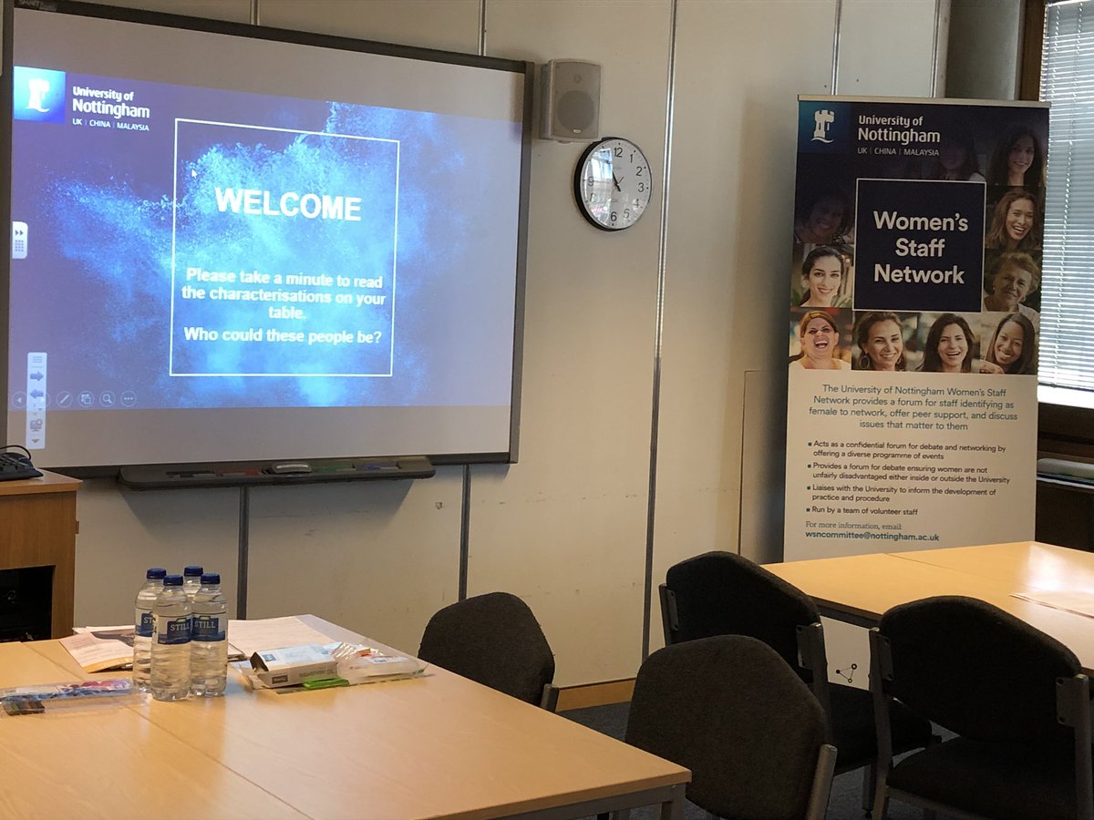 All ready for the Student Services workshops celebrating women at UoN 😀