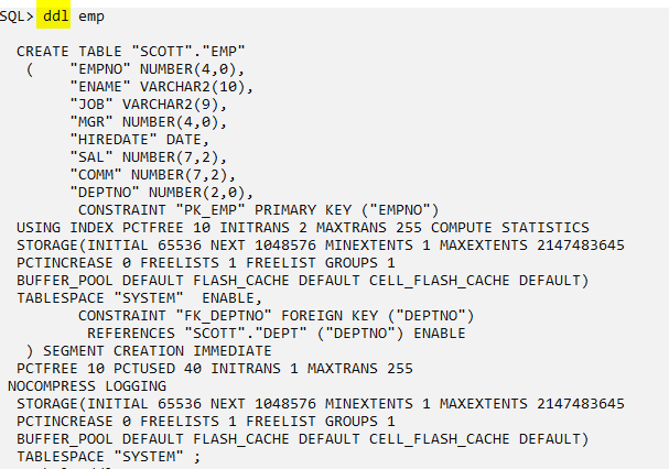 uschwinn's tweet image. #oracledatabase there are very useful #SQLCL commands to format results, recreate tables or repeat queries - see SET SQLFORMAT, DDL and REPEAT