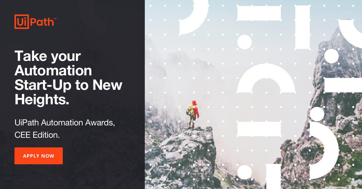 RpaWorld's tweet photo. Are you on a path to build a great #automation software business in the CEE region? UiPath wants to support your innovative ideas and foster brilliant teams’ capacity to scale.
APPLY NOW FOR THE 2019 UIPATH AUTOMATION AWARDS, CEE EDITION : https://t.co/BA8FZxtkoh #CEE #UiPath https://t.co/tGoUuGX8OI