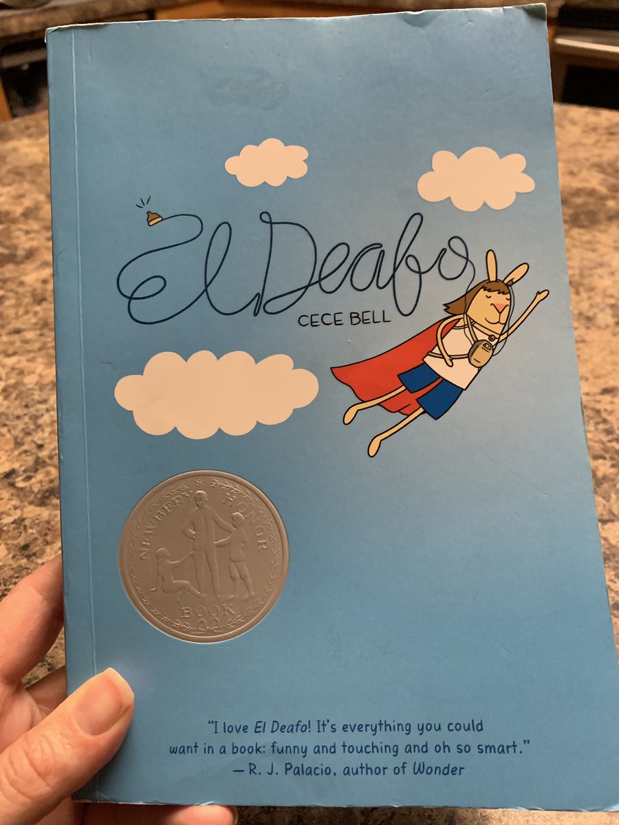 jennrettig's tweet image. Summer Reading - Book 18 - El Deafo by @cecebellbooks 

My girls have checked out this graphic novel over &amp;amp; over.  It wasn’t until I heard Cece talk at #nerdcampmi2019 that I knew I had to read it myself.  I loved every page of this memoir &amp;amp; it will be on my graphic novel shelf.