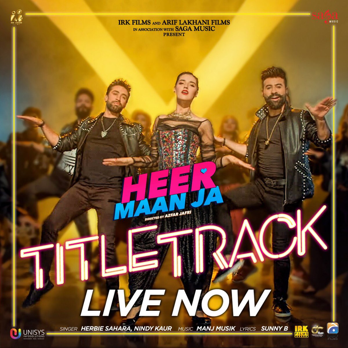 Presenting the most happening song of the year #HeerMaanJa Title Track which will sweep you off your feet and force you to dance like no one’s watching 🕺🏻💃🏻 

youtu.be/vWRTo4lkdWw

Iss Eid par khushiya baantay, muskariaye aur mazay karey with #HeerMaanJaThisEid❗️