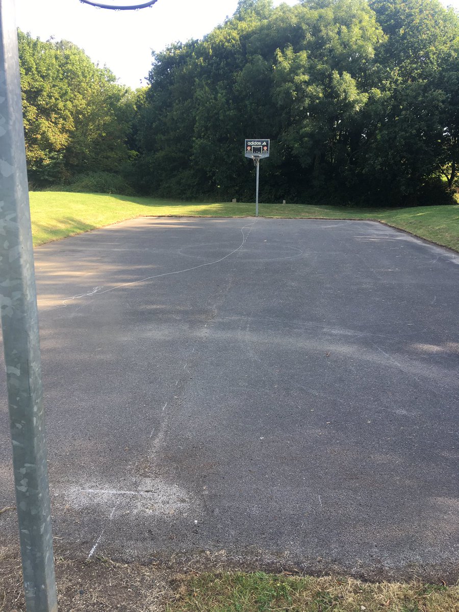 OttyPlayField's tweet photo. Before and after shots of our sports pitch all newly marked up for Football ⚽️ (White), Netball (Yellow) and Basketball 🏀 (Red). New integrated goal posts to follow shortly. Thank you @groundworkuk and @TwoRidingsCF Foundation for funding this 👍 #sports #children @ottyplayfield https://t.co/DJHiZHegAB