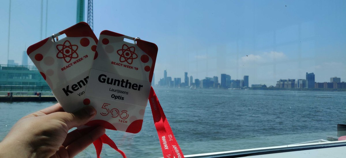 Optis consultants Gunther &amp; Kenneth crossed the ocean to attend <a href="/reactweek/">React Week</a> . An opportunity to mingle with fellow JavaScript experts, attend React.js masterclasses/workshops &amp; explore NYC during a Manhattan tour, a scavenger hunt &amp; networking parties. #optisfamily  #JavaScript