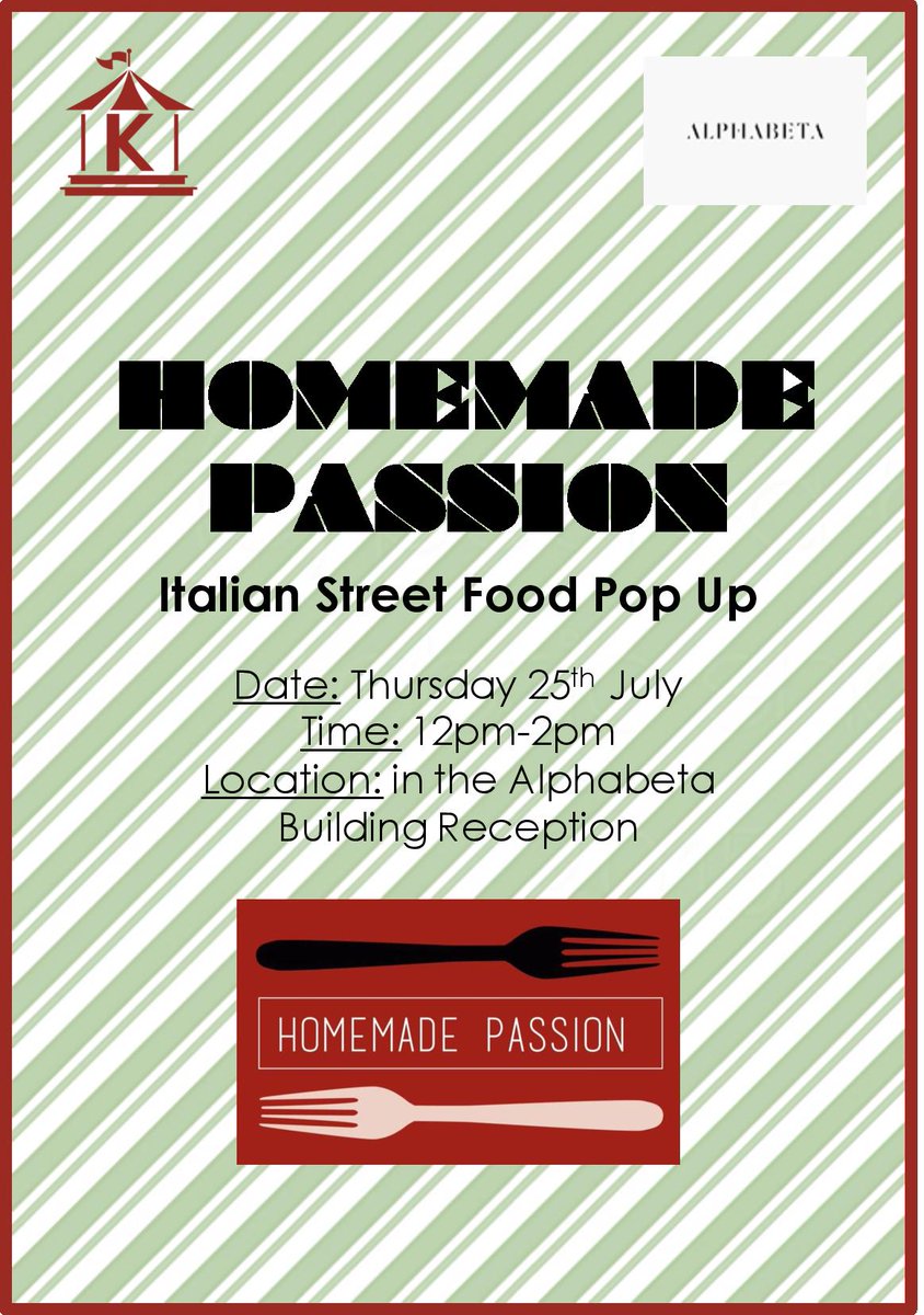 Alphabeta1418's tweet photo. Today at Alphabeta: Homemade Passion
"Magnificent food, terrific flavours and healthy portions all served up with a wonderful friendly smile."
#popup #Italian #italianfood #events https://t.co/TTe037tlXF