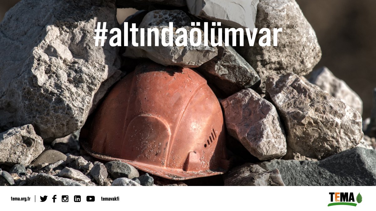 temavakfi's tweet photo. Siyanürlü madencilik çalışmalarında kaza ve sağlık sorunlarına yönelik en yüksek risk grubuna maden çalışanları giriyor. #altındaölümvar #KazDağlarıHepimizin
Sen de destek ver, imzala: https://t.co/0dsOyyTthS https://t.co/DTbAuttSzE