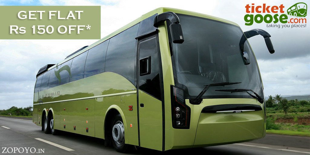 ZoPoYoIn's tweet photo. Ticketgoose Bus Booking Offer!! Book your bus ticket from @Ticketgoose and Get Flat Rs 150 OFF*.
Check here now: https://t.co/hDbVbKVsdL
#ticketgoosecoupons #ticketgooseoffers #busbooking #onlinebooking #busbookingoffer #busticketbooking #traveloffers #savemoney #BookWithZopoyo https://t.co/LnkZUhdjIW