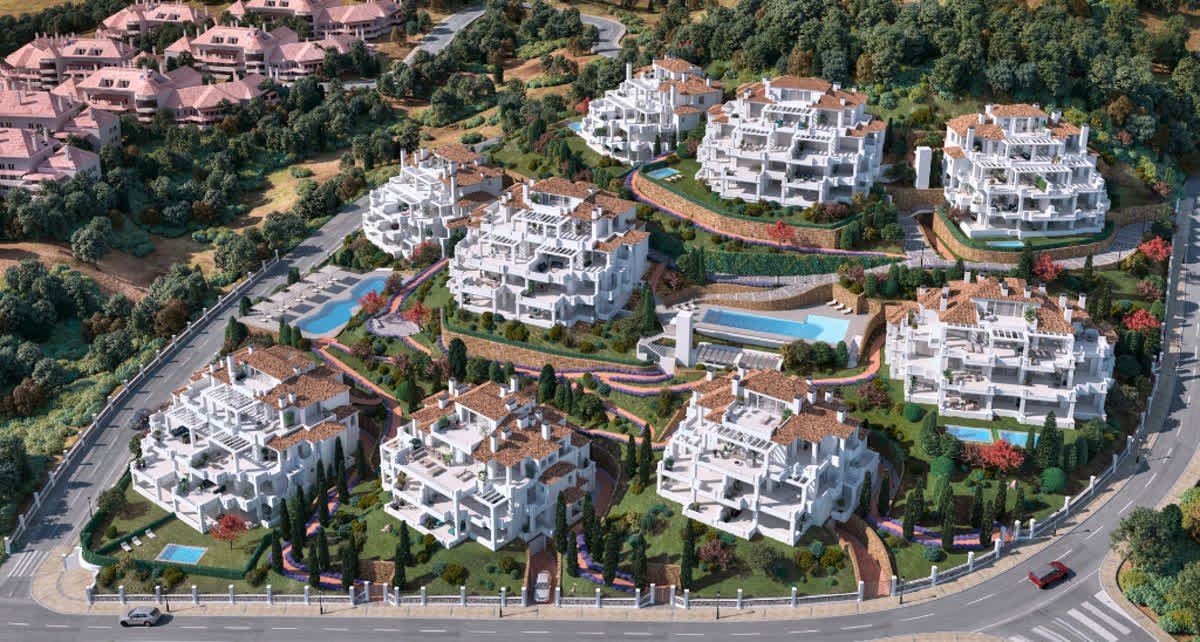#9Lions Residences comprises over 50 spacious and bright apartments, distributed across nine villas on a hillside. The communal Clubhouse with its two #swimmingpools, #spa and #fitness area is in the centre of the development 🏘 ❤ 🌳 + info in our website primeoneestates.com/?utm_source=tw…
