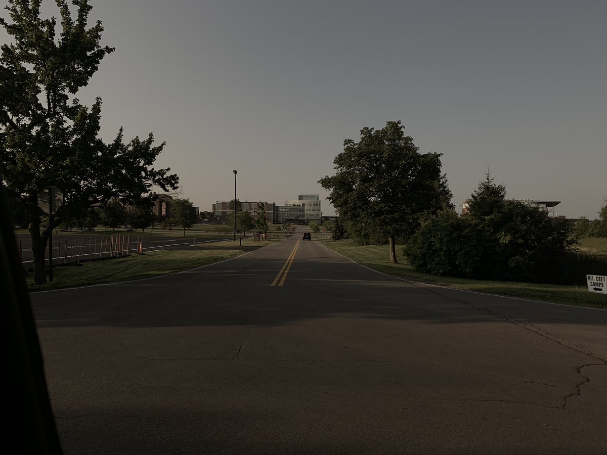 bronco_steam's tweet photo. Suns up at RIT for day 4 of CIM. Ready for another intense day of training! Bring it! #PLTW #BroncoEngineering https://t.co/JMGrpVNG80