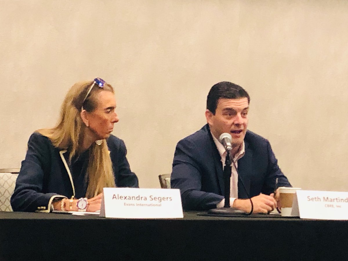 AdamsCountyREP's tweet photo. Part 2 on what surprised the #SiteSummit19 location advisors about #AdamCo: Having a well-constructed, expanding airport with int’l flights in your backyard is a huge advantage - Seth Martindale of CBRE https://t.co/CWbhFRiba7