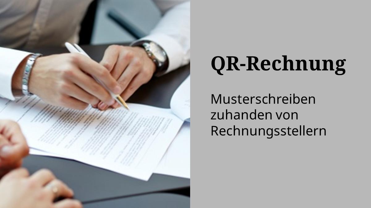 Mithilfe der Mustervorlage können #Rechnungssteller ihre #Rechnungsempfänger über die #QRRechnung informieren. Sie eignet sich gut als Rechnungsbeilage. Das Schreiben ist modular aufgebaut und lässt sich einfach auf die individuellen Bedürfnisse anpassen. six.swiss/2ZbXOc5