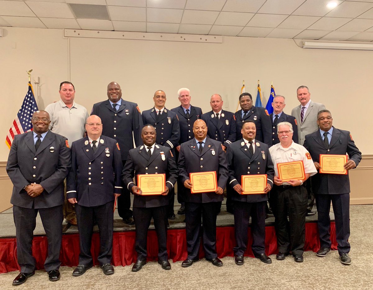 I would like to Congratulate all the members who received their 25 year pin ⁦<a href="/florianhalls/">Florian Hall</a>⁩ . Kevin McCarey of Fire Alarm received his 40 year pin. Thank you all for your dedication and commitment to the BFD .⁦<a href="/LOCAL_718/">Boston Firefighters Local 718 IAFF</a>⁩ ⁦<a href="/CityOfBoston/">City of Boston</a> ⁦<a href="/BostonFire/">Boston Fire Dept.</a>⁩