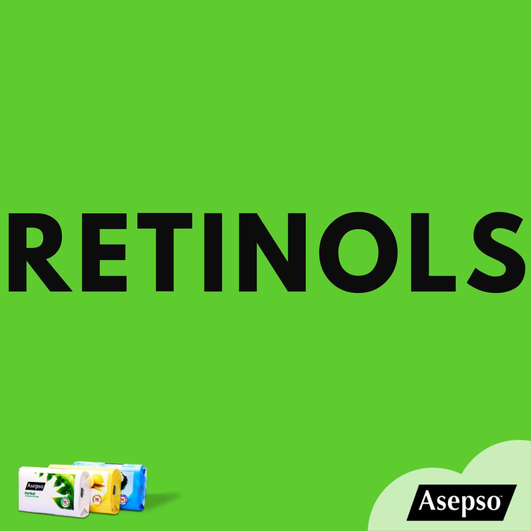 AsepsoNig's tweet photo. Retinols are another word for what?

They help to keep the skin moisturized and reduces the appearance of lines and wrinkles.

#AsepsoTeasers #AsepsoNigeria #ThursdayThoughts https://t.co/ShtgW4Czdw
