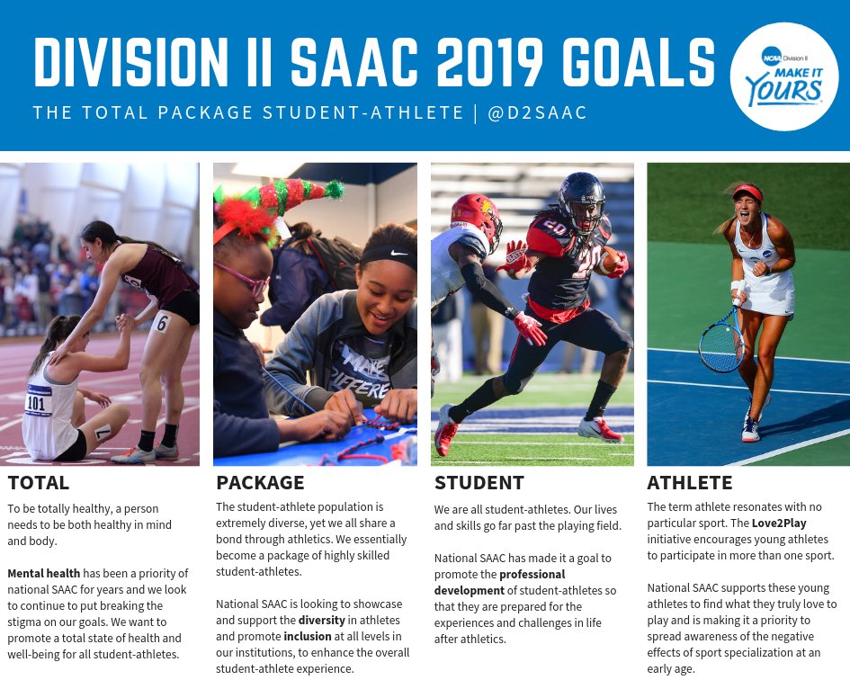 Division II SAAC tweet media