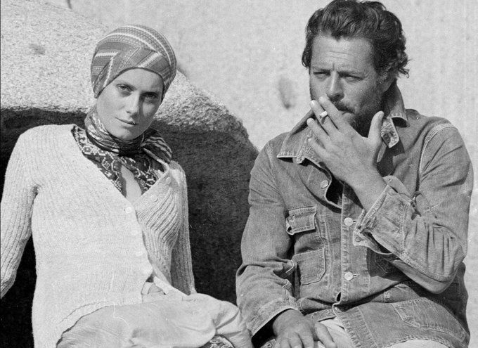 Distracted Film Ø¹Ù„Ù‰ ØªÙˆÙŠØªØ± Great Actors Candidly Catherine Deneuve And Marcello Mastroianni During Work On Marco Ferreri S Liza