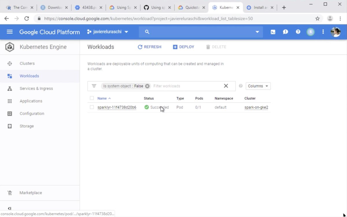 javierluraschi's tweet image. Attention 📢 advanced #sparklyr users: This week&apos;s #multiverse 📽️ presents how to run #apachespark on #kubernetes clusters using #rstats 🔥. Step-by-step and from the comfort of your local machine, so time to grab 🍿! -- youtu.be/0VUcyJsi-kk