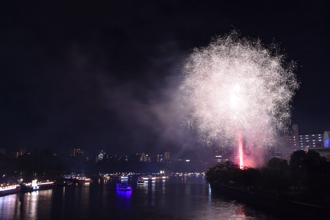 天神祭奉納花火のtwitterイラスト検索結果