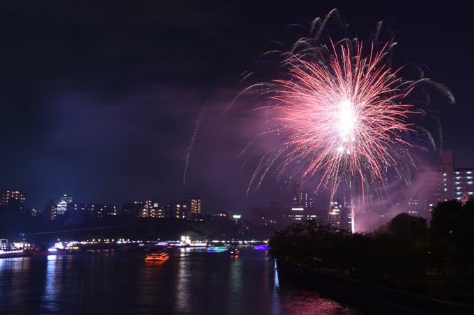 天神祭奉納花火のtwitterイラスト検索結果