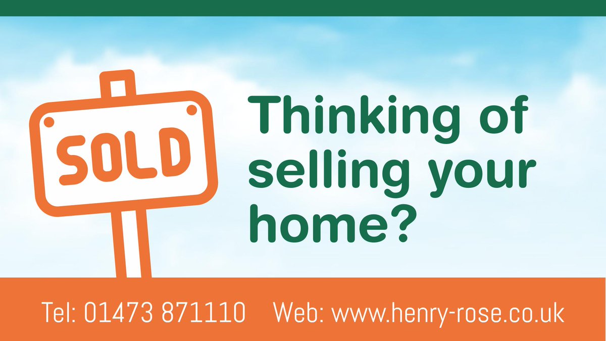 HenryRoseLet's tweet photo. If you are thinking of selling your home, please get in touch now for a free, no obligation valuation from one of our local local experts 01473 871110 #suffolk #ipswich #estateagent #local #familybusiness #independent https://t.co/k00dEjm69e
