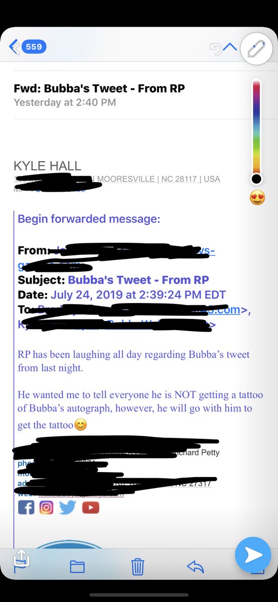 BubbaWallace's tweet image. Well hey...The King himself approves.. 

Let’s do it!