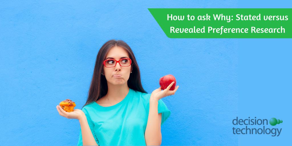 NEW! Research using revealed preference techniques is 1.5 times better at predicting real-world outcomes than when using stated preference techniques. 

Here's why revealed preference is a good choice for helping us predict consumer decision-making. 

bit.ly/2Su9016