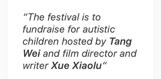 Baekhyun joined a festival to fundraise for autistic children