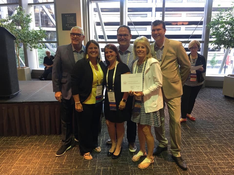 visitsouthbend's tweet photo. ✅ accreditation, complete! 

Our staff was thrilled to be recognized Wednesday as having successfully completed the Destination Marketing Accreditation Program through @destintl. 

#OnlyinTheBend #AC19StLouis https://t.co/z1nR7wvguj